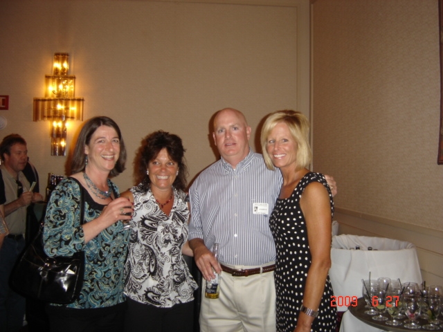 Mary Clunie, Carolyn Gure, Keith Given and wife